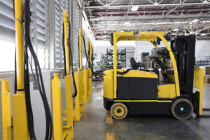 Electric Forklift Recharging